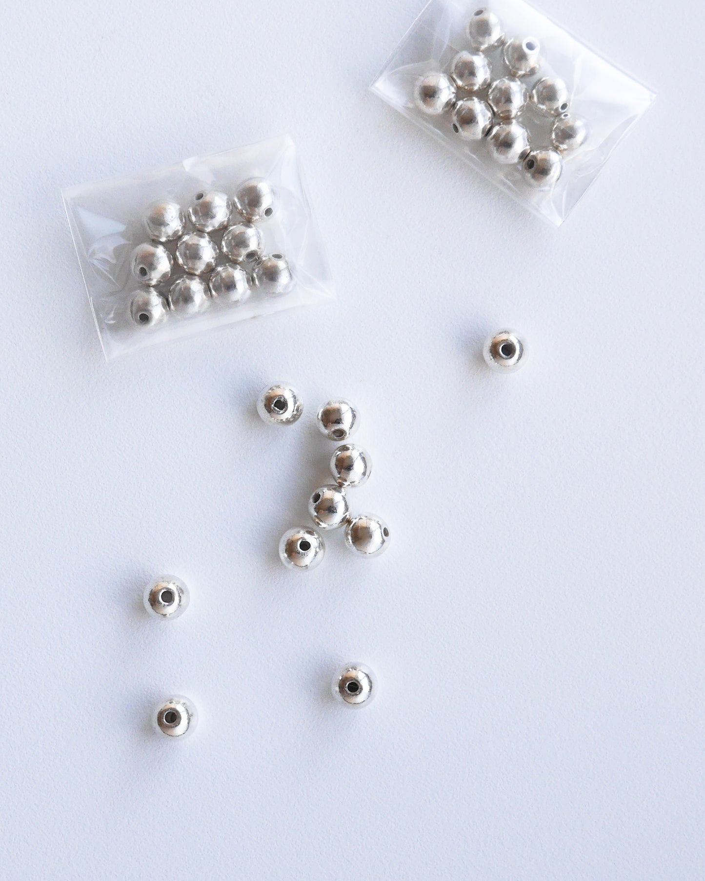 KSB37 カレンシルバービーズ ニアラウンド 10Pcs 1セット