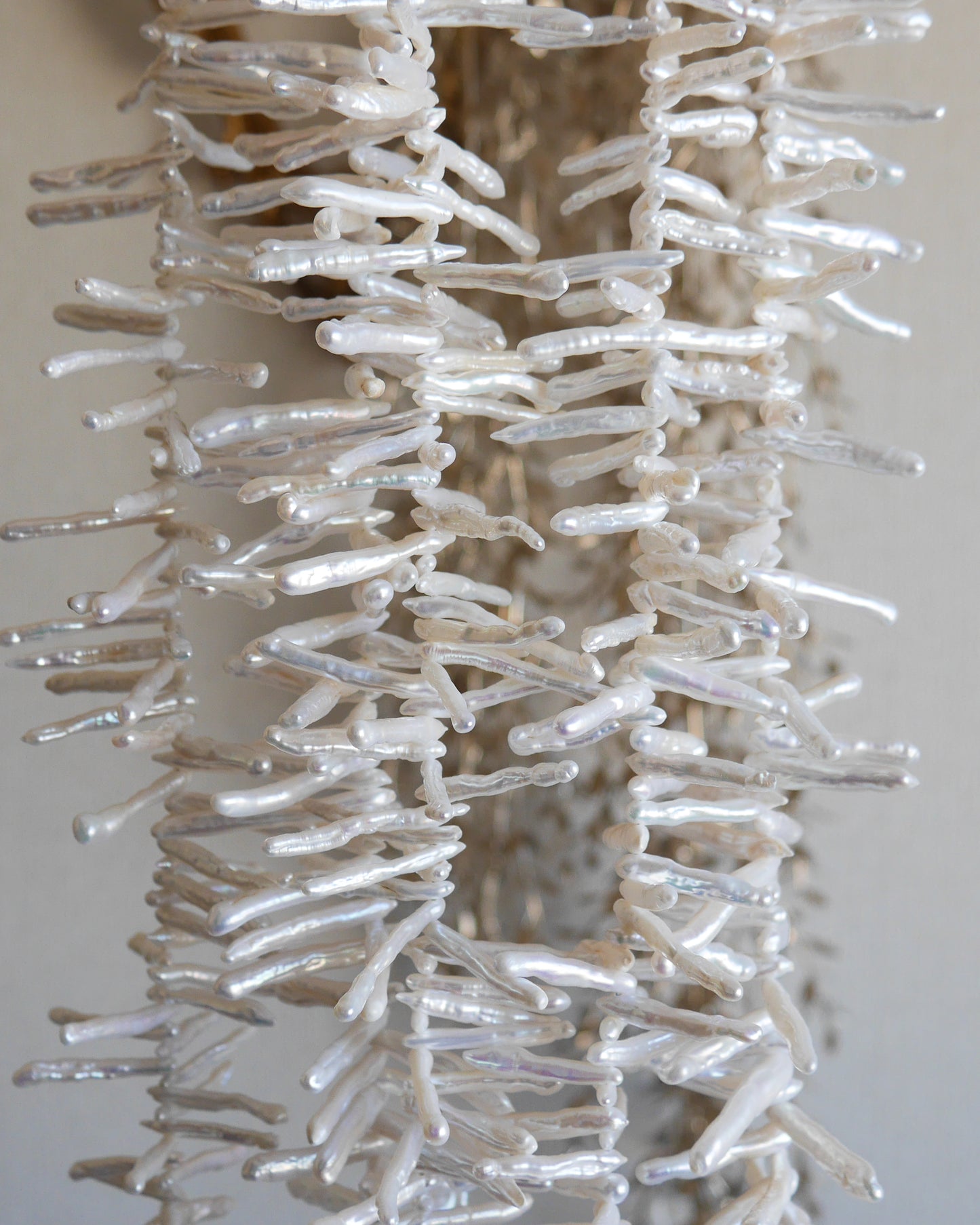 淡水パール ナチュラル ホワイト スティック 1連