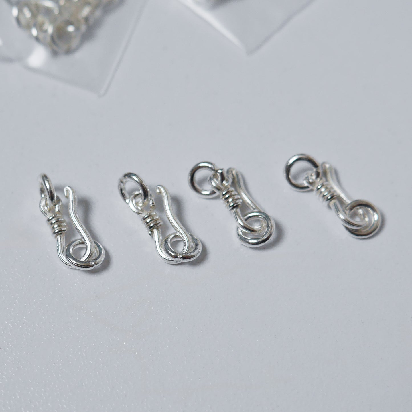 KSB91 カレンシルバー フック 4Pcs 1セット