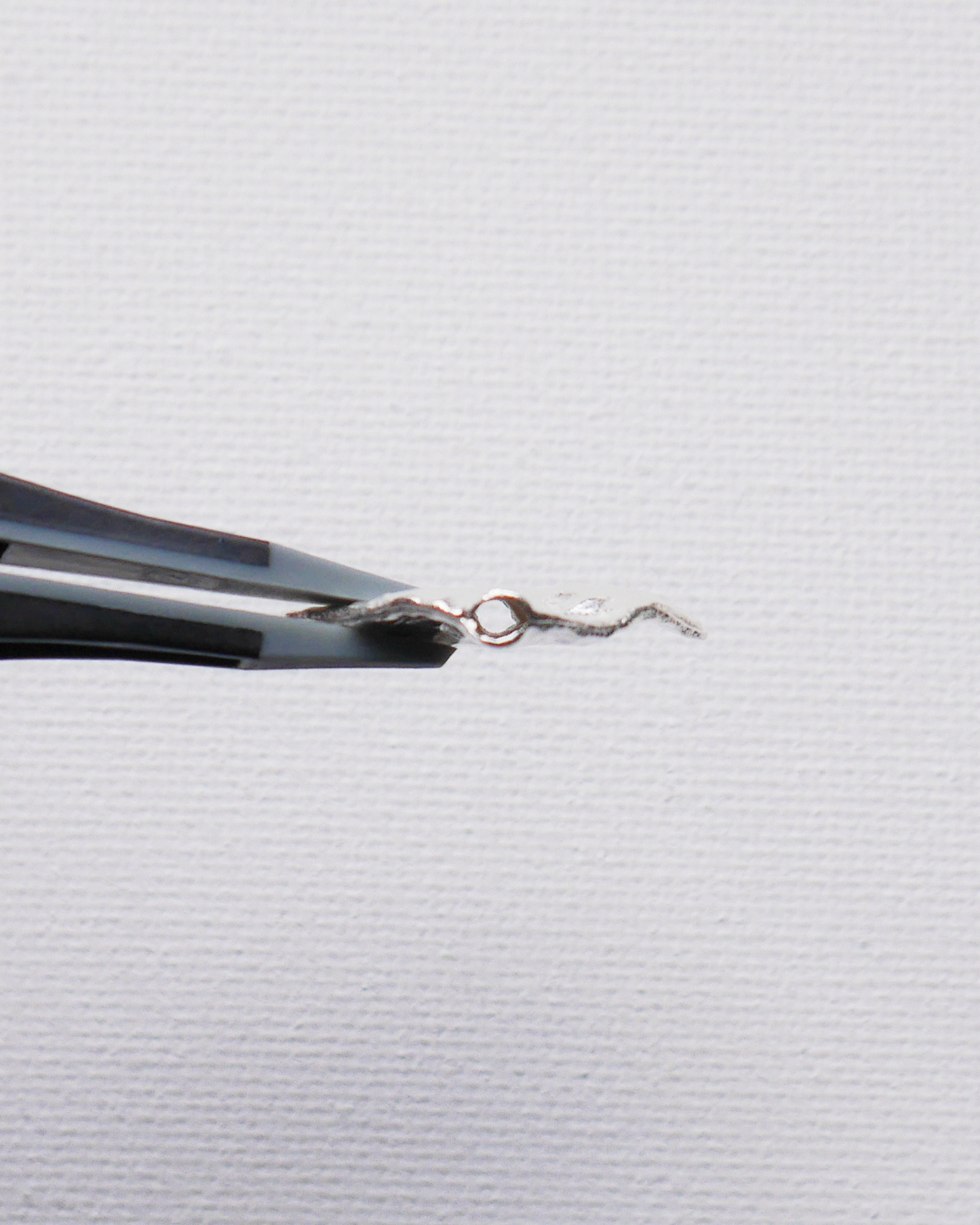 KSB128 カレンシルバー ビーズ フラットテクスチャーダイヤスクエア 1Pcs