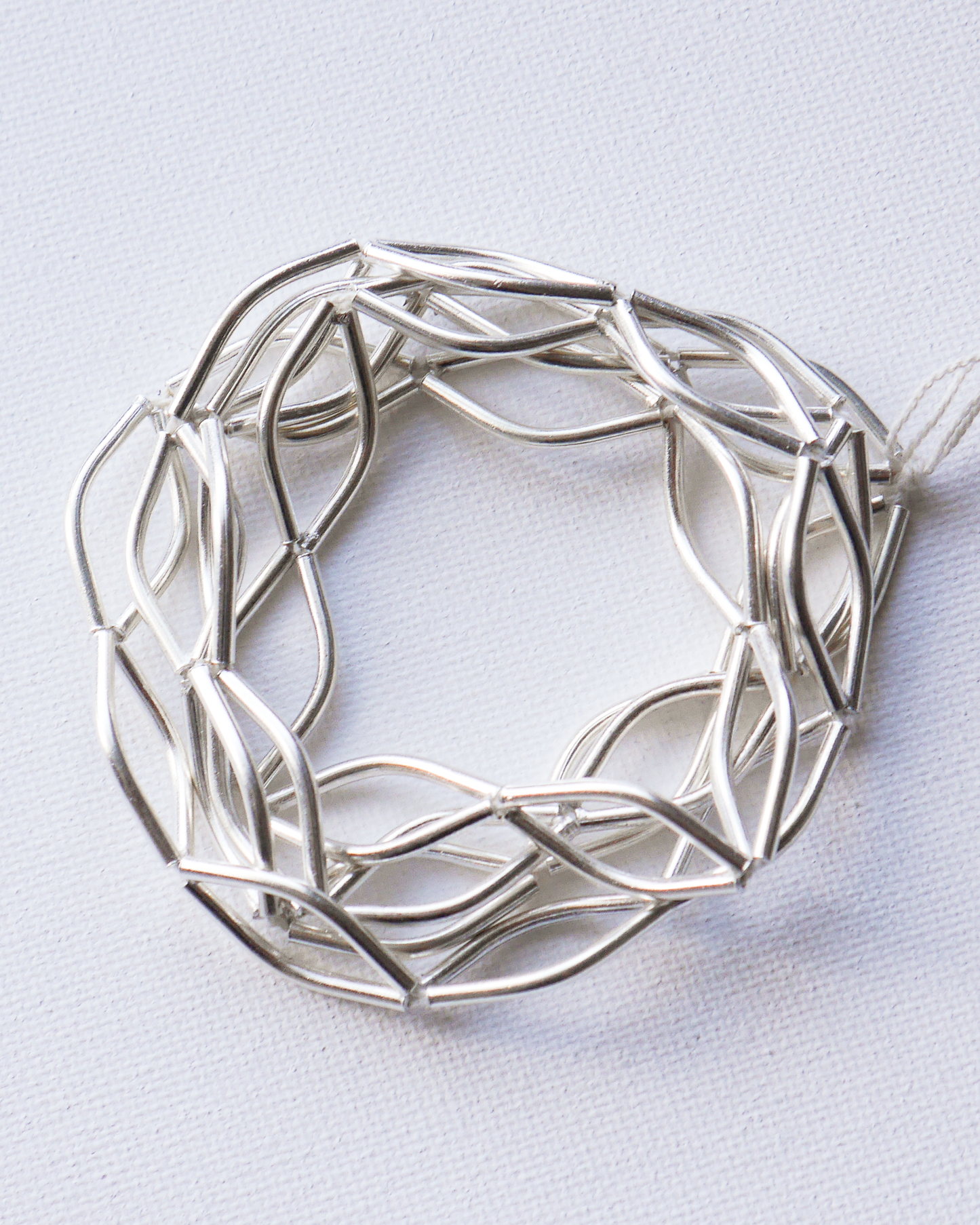 KSB144 カレンシルバー ビーズ プレーンWチューブ