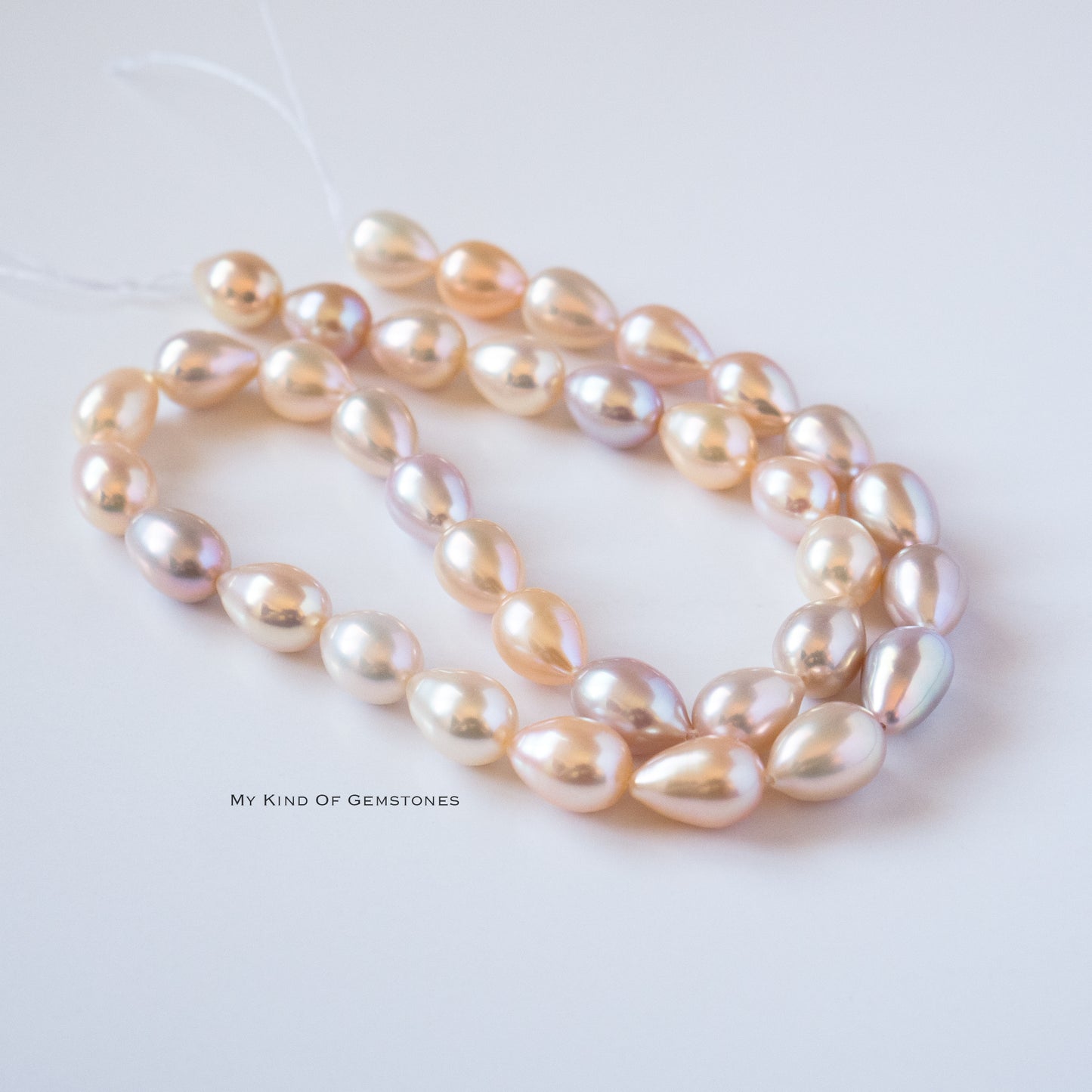 Freshwater Pearl Natural Mix Color Drop (Large) Beads 1Strand