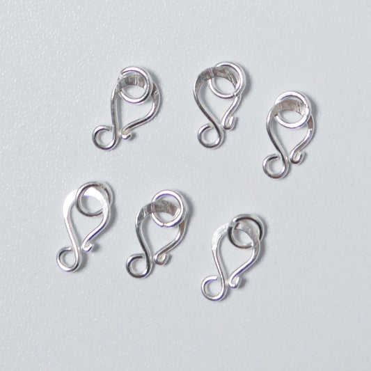 KSB92　カレンシルバー フック 6Pcs　1セット