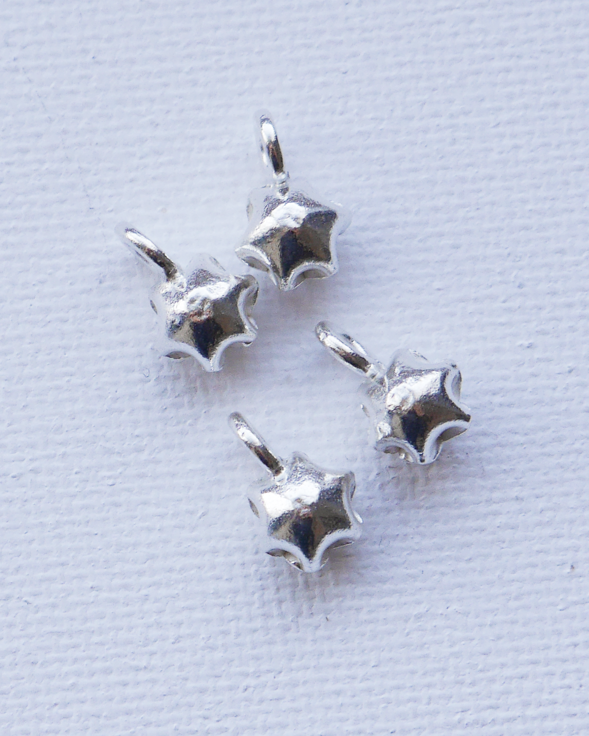 KSB132	カレンシルバー ビーズ ギャザーフラワーチャーム