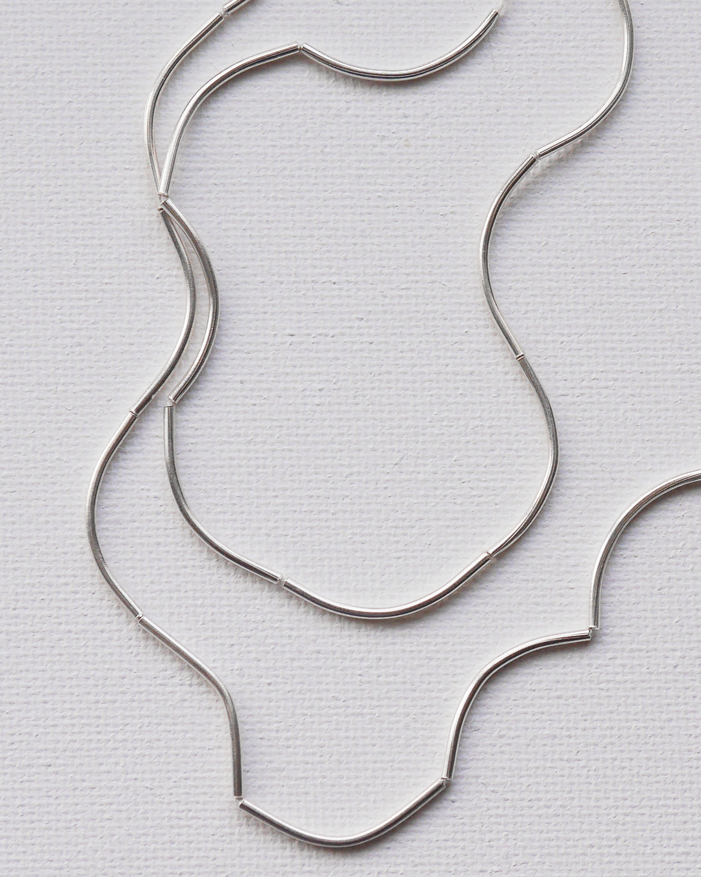 KSB137　カレンシルバー ビーズ プレーンチューブ小 1連