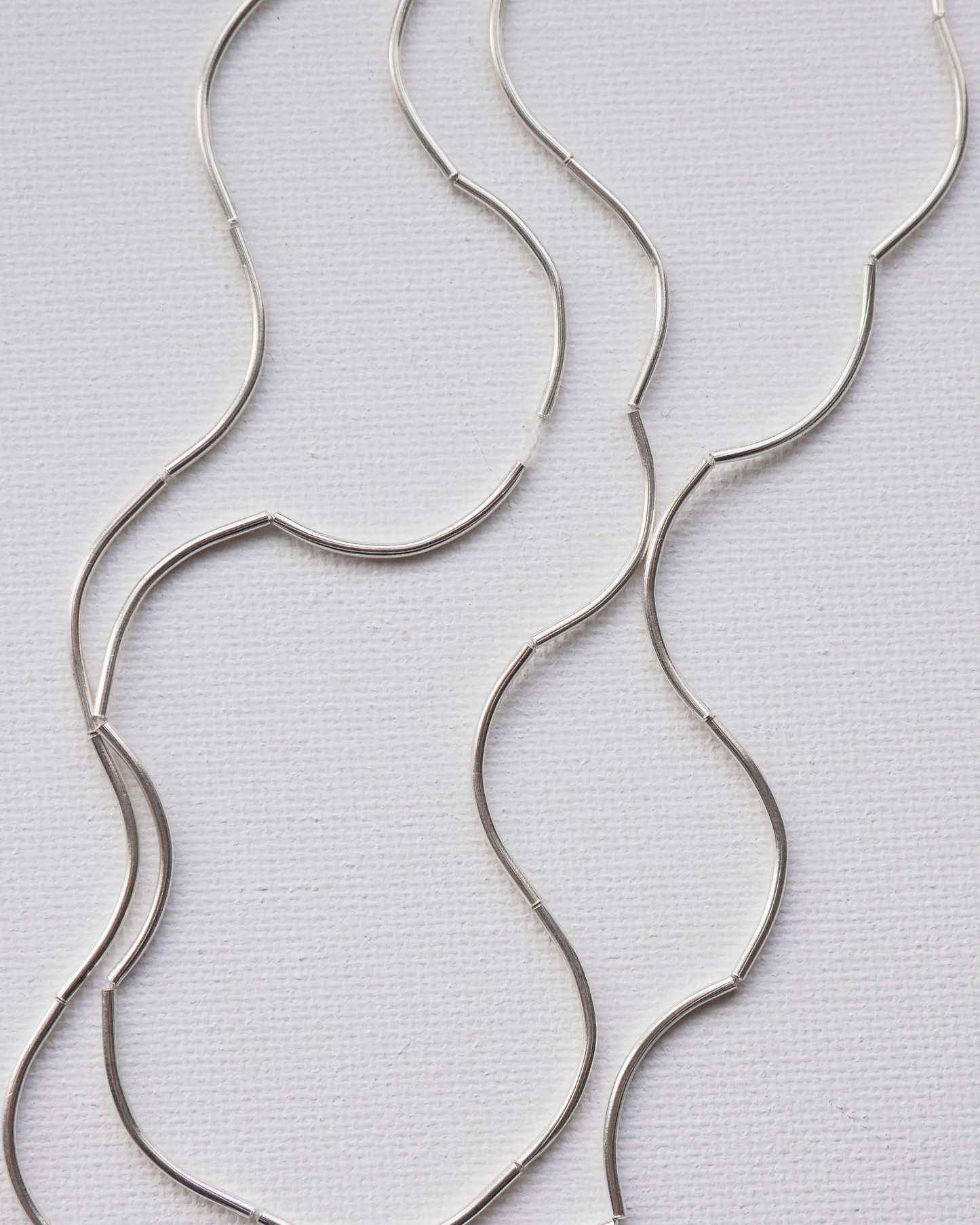 KSB137　カレンシルバー ビーズ プレーンチューブ小 1連