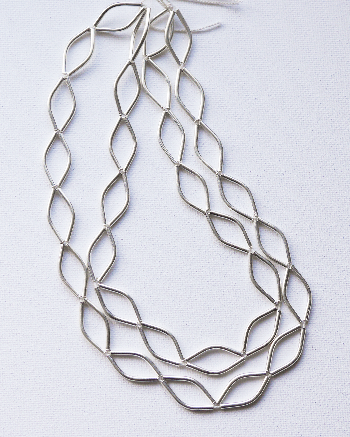 KSB144　カレンシルバー ビーズ プレーンWチューブ