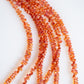 Rare Orange &amp; Red Sapphire Teardrop