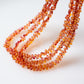 Rare Orange &amp; Red Sapphire Teardrop