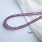 Rare Color Madagascar Unheated Sapphire Faceted Rondelle