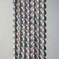 Freshwater Pearl Dyed Silver Gray Drop Beads 1Strand