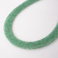 Emerald Faceted Semi-Round Beads 1Strand