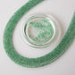 Emerald Faceted Semi-Round Beads 1Strand