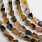 [Original Beads] Montana Agate Nugget Cut Beads 1Strand