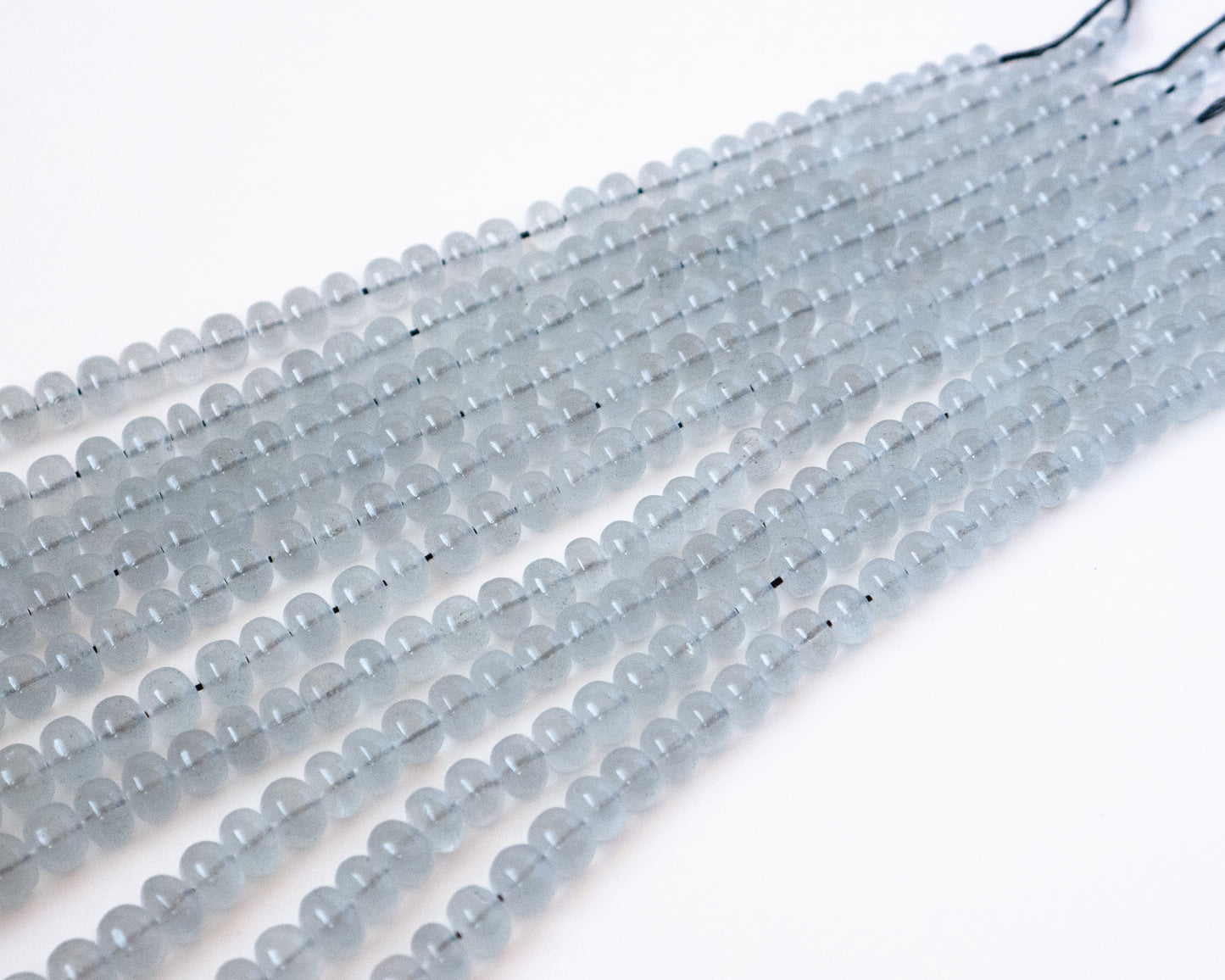 [Rare] Danburite Faceted Rondelle Beads 1Strand