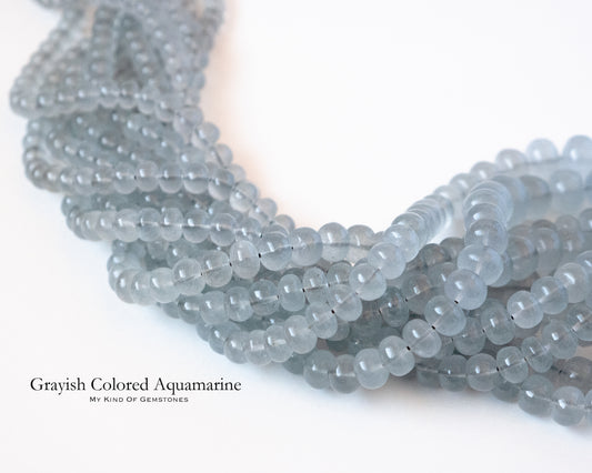 [Rare] Danburite Faceted Rondelle Beads 1Strand