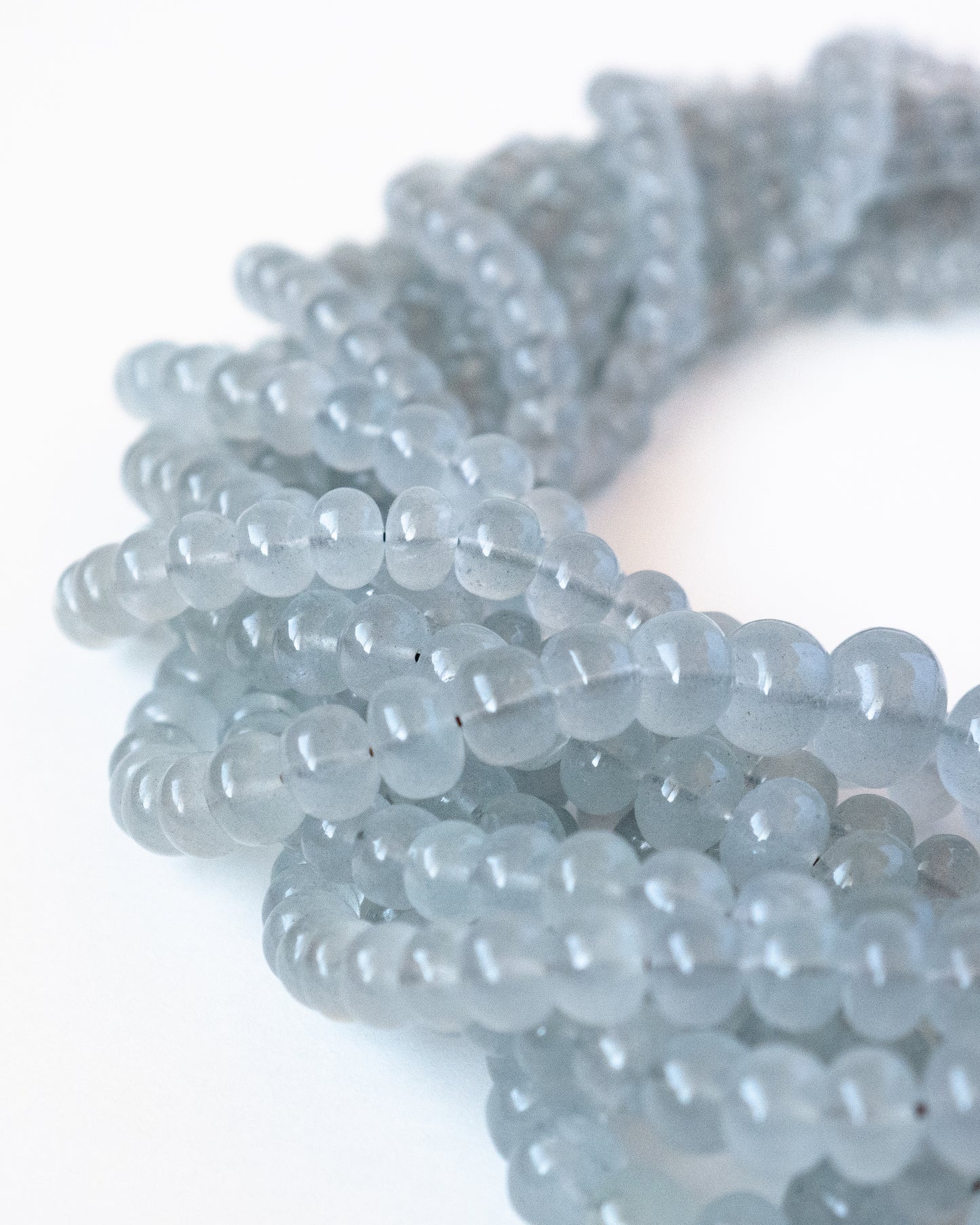 [Rare] Danburite Faceted Rondelle Beads 1Strand
