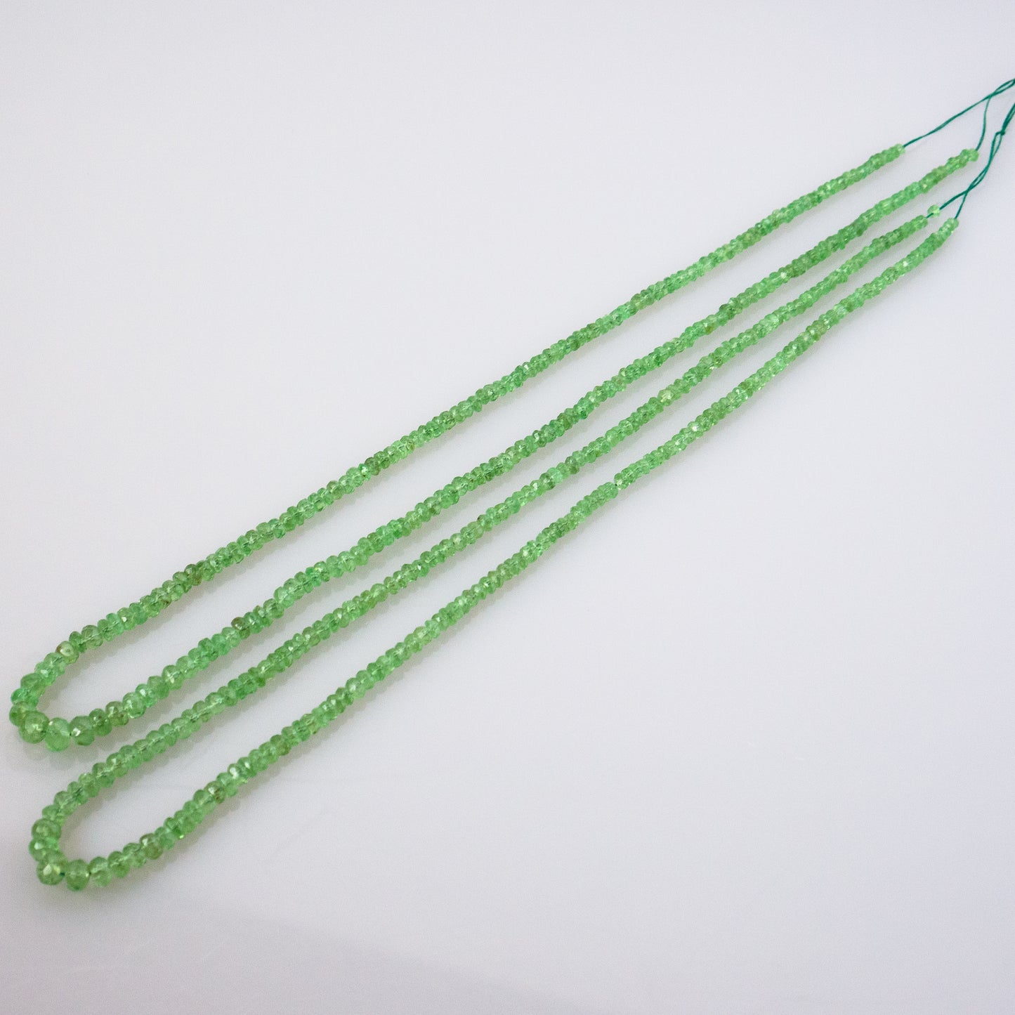 [Rare] Danburite Faceted Rondelle Beads 1Strand
