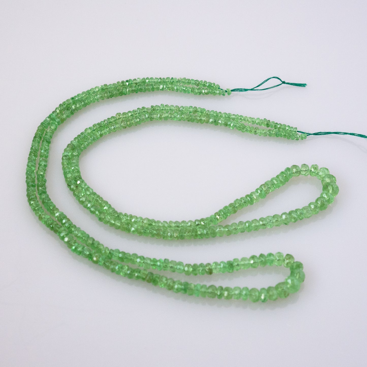 [Rare] Danburite Faceted Rondelle Beads 1Strand